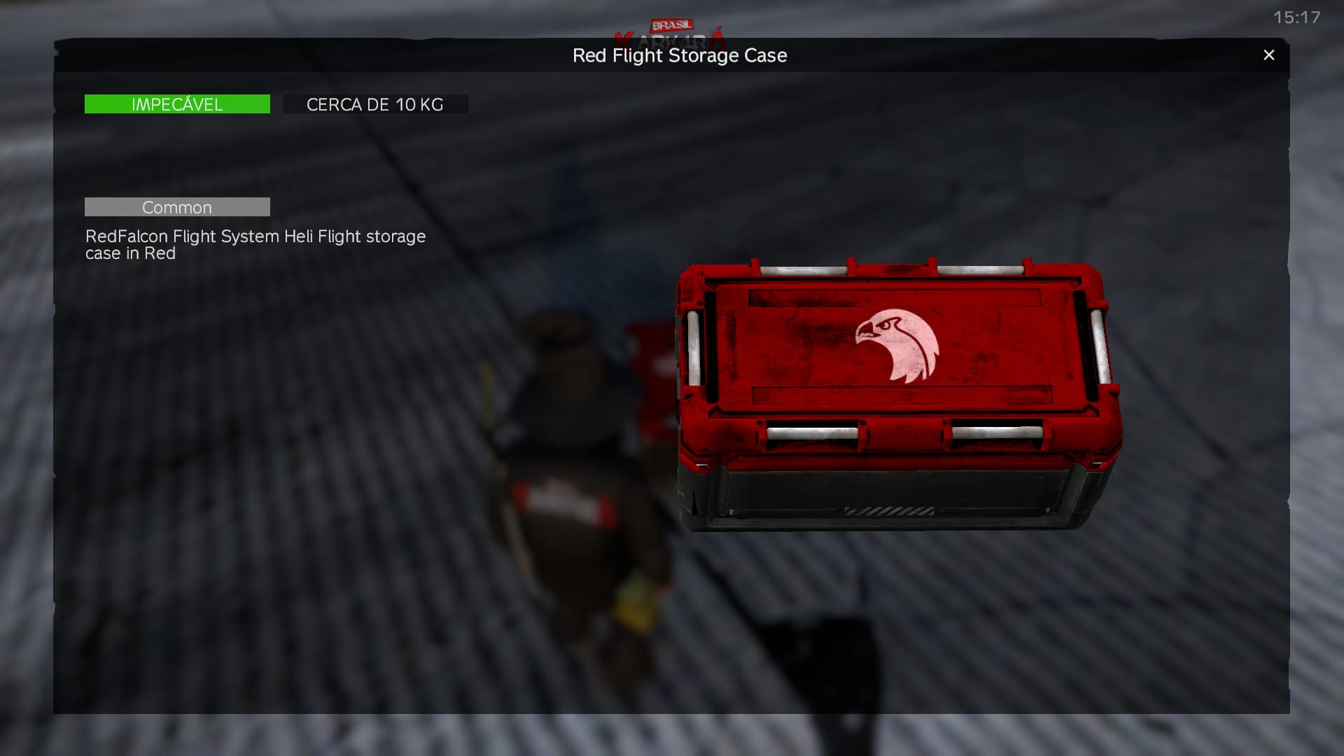 Caixa Helicóptero Vermelha