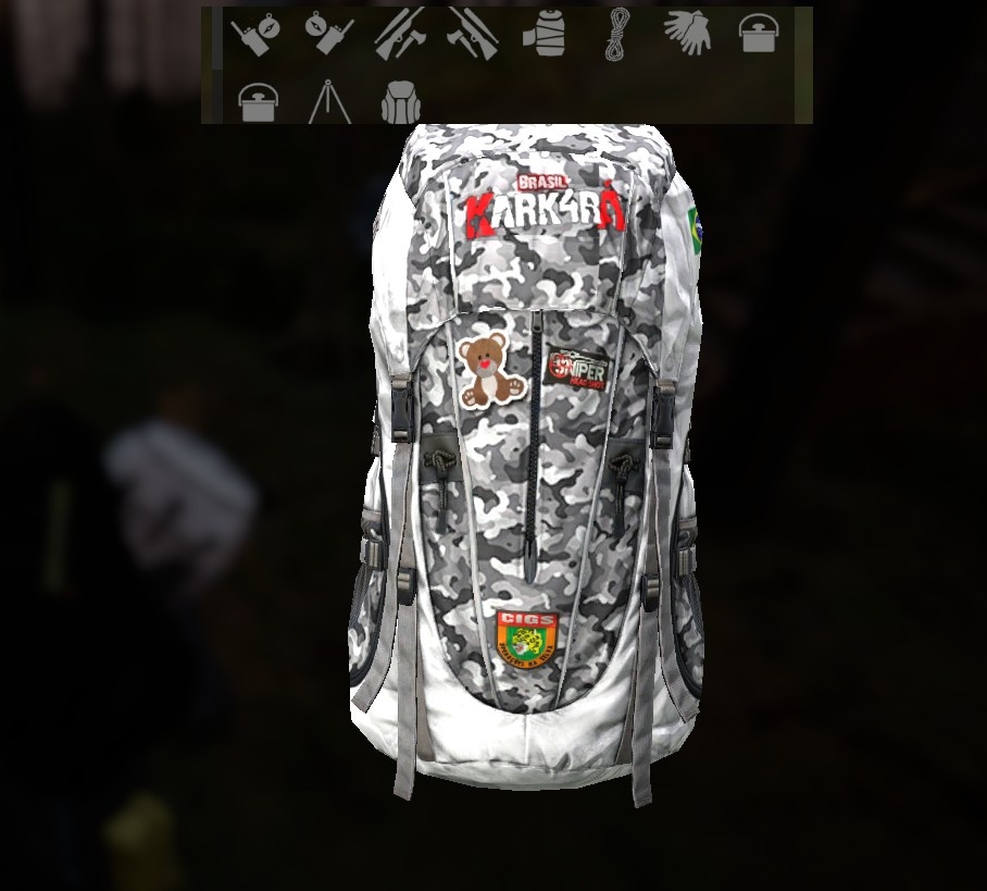 Mochila 800 slots Branca